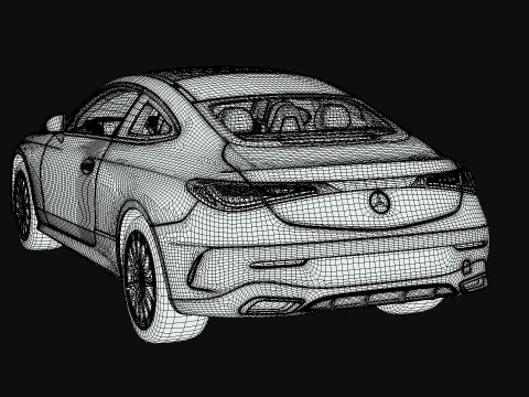 Mercedes-Benz CLE 300 2026 Coupe 3D Model