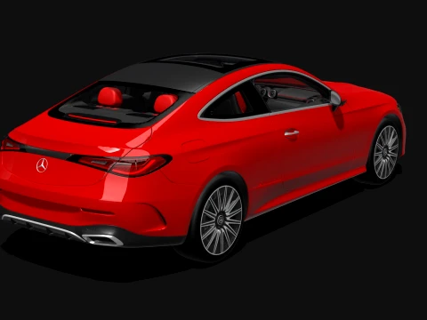 Mercedes-Benz CLE 300 2026 Coupe 3D Model