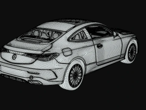 Mercedes-Benz CLE 300 2026 Coupe 3D Model