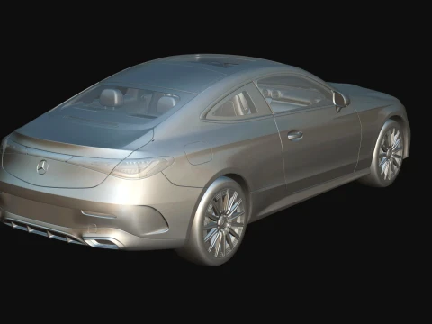 Mercedes-Benz CLE 300 2026 Coupe 3D Model