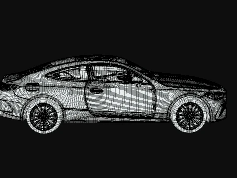Mercedes-Benz CLE 300 2026 Coupe 3D Model