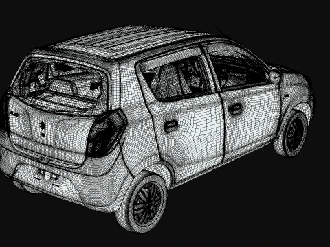 Suzuki Alto 2020 3D Model