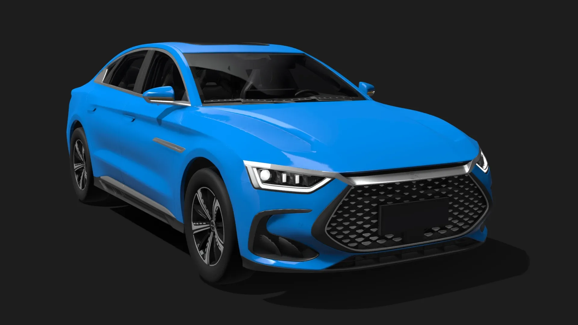 BYD HAN DM-I 2024 3D Model .c4d .max .obj .3ds .fbx .stl .blend 
