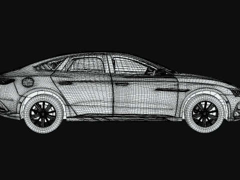 BYD HAN DM-I 2024 3D Model