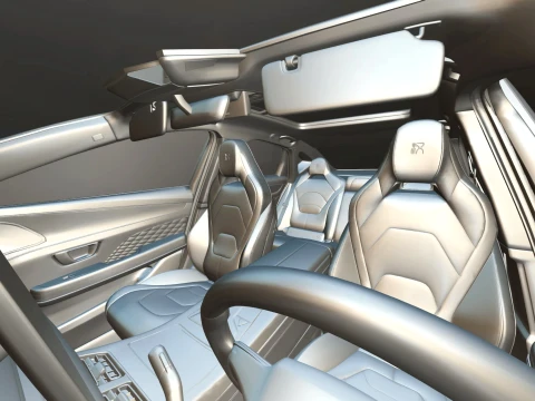 BYD HAN DM-I 2024 3D Model
