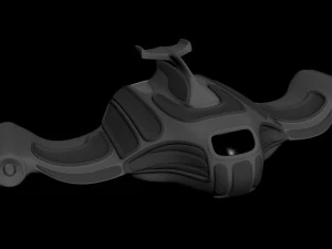 Two Space Ships For War 3D Model