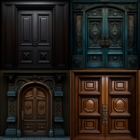 Old Door Textures CG Textures .c4d .max .obj .3ds .fbx .stl .blend 