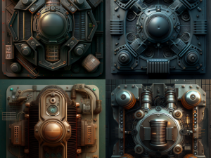Space Panel Complex to Sci Fi projects CG Textures