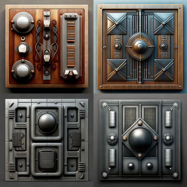 The panels for space ship CG Текстури .c4d .max .obj .3ds .fbx .stl .blend 