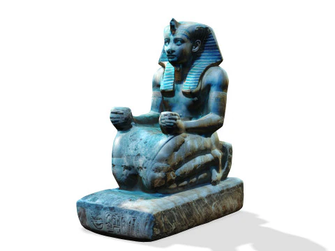 Древняя египетская статуя 3D Модель