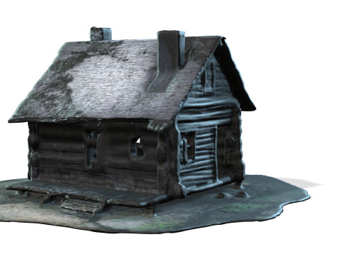 Scary Abandoned Houses 3D Модель