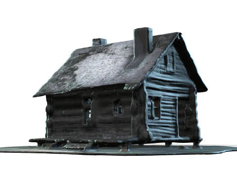Scary Abandoned Houses 3D Model
