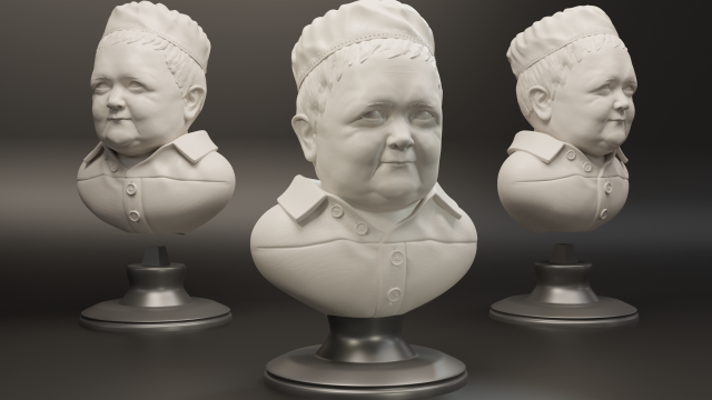 HASBULLA BUST 3D Baskı Modeli .c4d .max .obj .3ds .fbx .stl .blend 