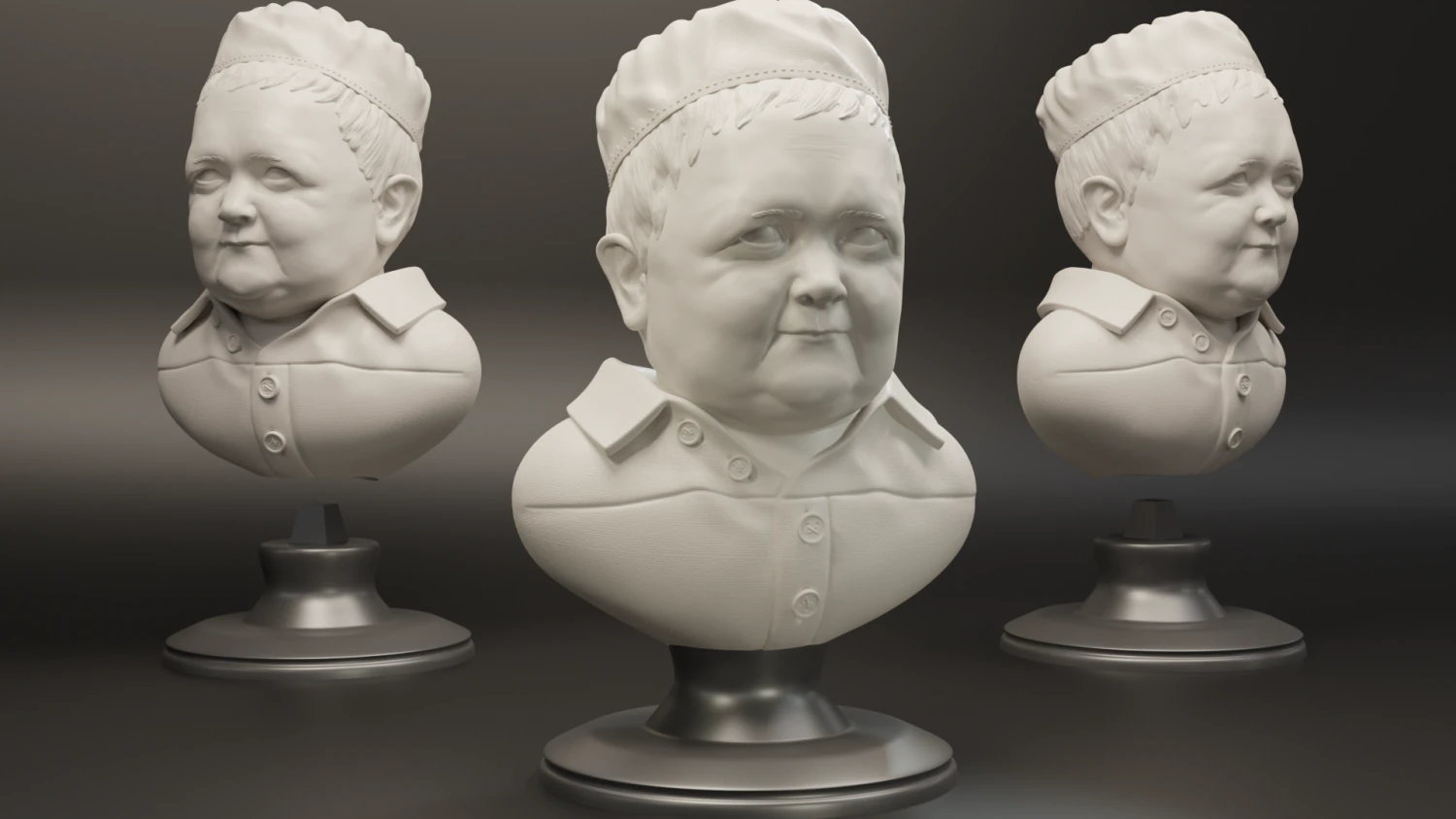 HASBULLA BUST 3D Print Model .c4d .max .obj .3ds .fbx .stl .blend 