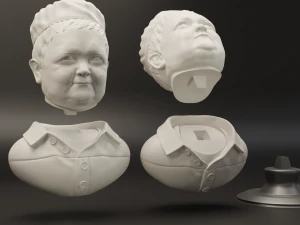 HASBULLA BUST 3D Print Model