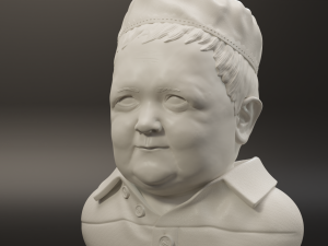 HASBULLA BUST 3D Baskı Modeli