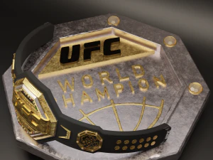 UFC LEGACY CHAMPIONSHIP BELT 3D Print Model