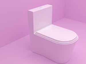 Toilet Bathroom Free Modelo 3D