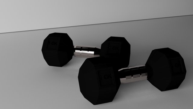 Dumblle 3D Model .c4d .max .obj .3ds .fbx .stl .blend 