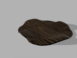 Wooden - Plastic Design Cups 3D print model 3D Принт Модель