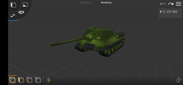 SU-100 USSR 3D मॉडल .c4d .max .obj .3ds .fbx .stl .blend 