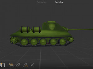 SU-100 USSR 3D मॉडल