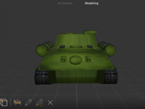 SU-100 USSR 3D मॉडल