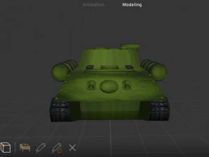 SU-100 ZSRR Model 3D