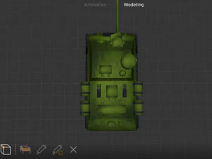 SU-100 ZSRR Model 3D