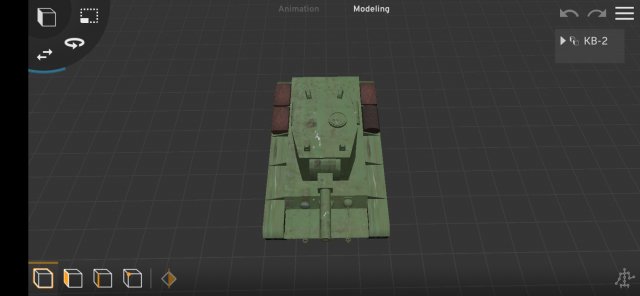 KV-2 model USSR 3D Model .c4d .max .obj .3ds .fbx .stl .blend 