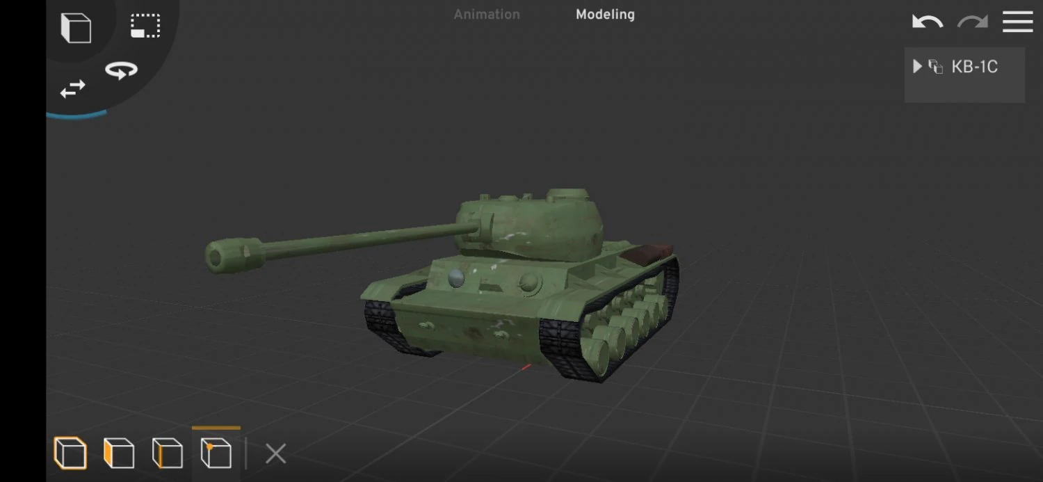KV-1S model USSR 3D Model .c4d .max .obj .3ds .fbx .stl .blend 