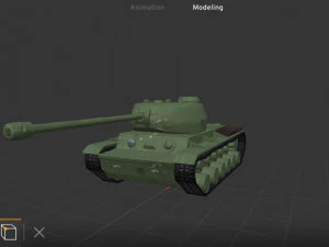 KV-1S Modell UdSSR 3D Modell
