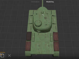 KV-1S model USSR 3D Model