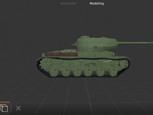 KV-1S model USSR 3D Модель
