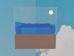 Aquarium water 3D Model