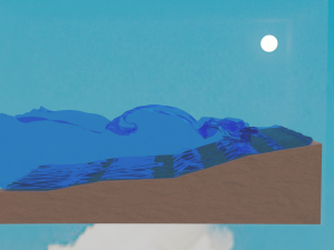 Aquarium water 3D Model