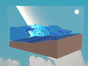 Aquarium water 3D Model