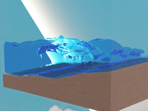 Aquarium water 3D Model