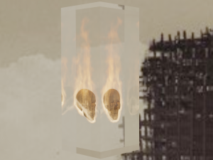 Fire skull 3D Model