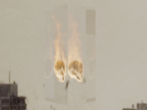 Fire skull 3D Model