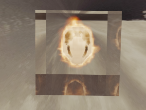 Fire skull 3D Model