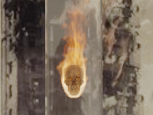 Fire skull 3D Model