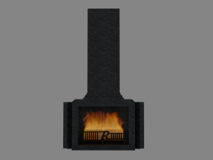Fireplace 3D Model