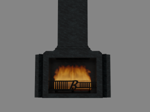 Fireplace 3D Model