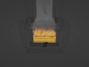 Fireplace 3D Model