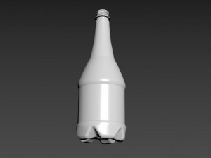 Bottleofcarbonatedliquid1liter 3D Модель