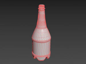 Bottleofcarbonatedliquid1liter 3D Model