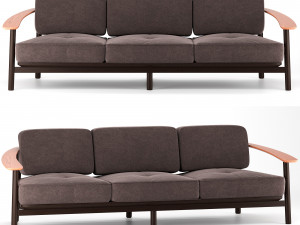 Twins 3 seater garden sofa 3D 모델