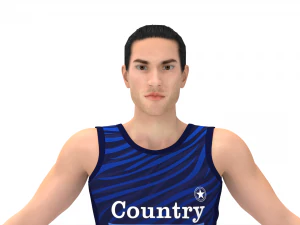Athlete Runner 3D Model