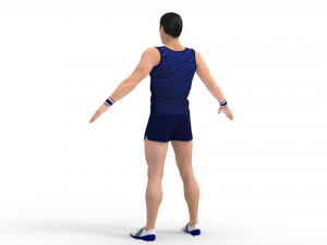 Athlete Runner 3Dモデル